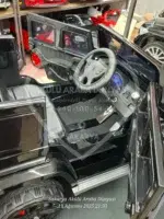 G65 AMG BabyHope 439 Akülü Araba Metalik Siyah Jip BHU12 - Görsel 15