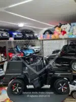 G65 AMG BabyHope 439 Akülü Araba Metalik Siyah Jip BHU12 - Görsel 17