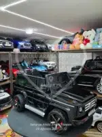 G65 AMG BabyHope 439 Akülü Araba Metalik Siyah Jip BHU12 - Görsel 3