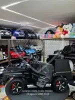 G65 AMG BabyHope 439 Akülü Araba Metalik Siyah Jip BHU12 - Görsel 22