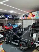 G65 AMG BabyHope 439 Akülü Araba Metalik Siyah Jip BHU12 - Görsel 23
