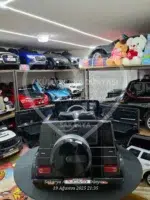 G65 AMG BabyHope 439 Akülü Araba Metalik Siyah Jip BHU12 - Görsel 25