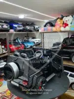 G65 AMG BabyHope 439 Akülü Araba Metalik Siyah Jip BHU12 - Görsel 26
