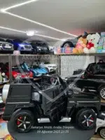 G65 AMG BabyHope 439 Akülü Araba Metalik Siyah Jip BHU12 - Görsel 27