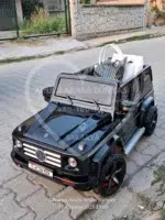 G65 AMG BabyHope 439 Akülü Araba Metalik Siyah Jip BHU12 - Görsel 32