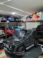 G65 AMG BabyHope 439 Akülü Araba Metalik Siyah Jip BHU12 - Görsel 7