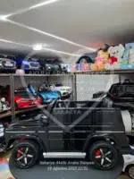 G65 AMG BabyHope 439 Akülü Araba Metalik Siyah Jip BHU12 - Görsel 8