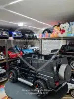 G65 AMG BabyHope 439 Akülü Araba Metalik Siyah Jip BHU12 - Görsel 9