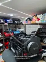 G65 AMG BabyHope 439 Akülü Araba Metalik Siyah Jip BHU12 - Görsel 10