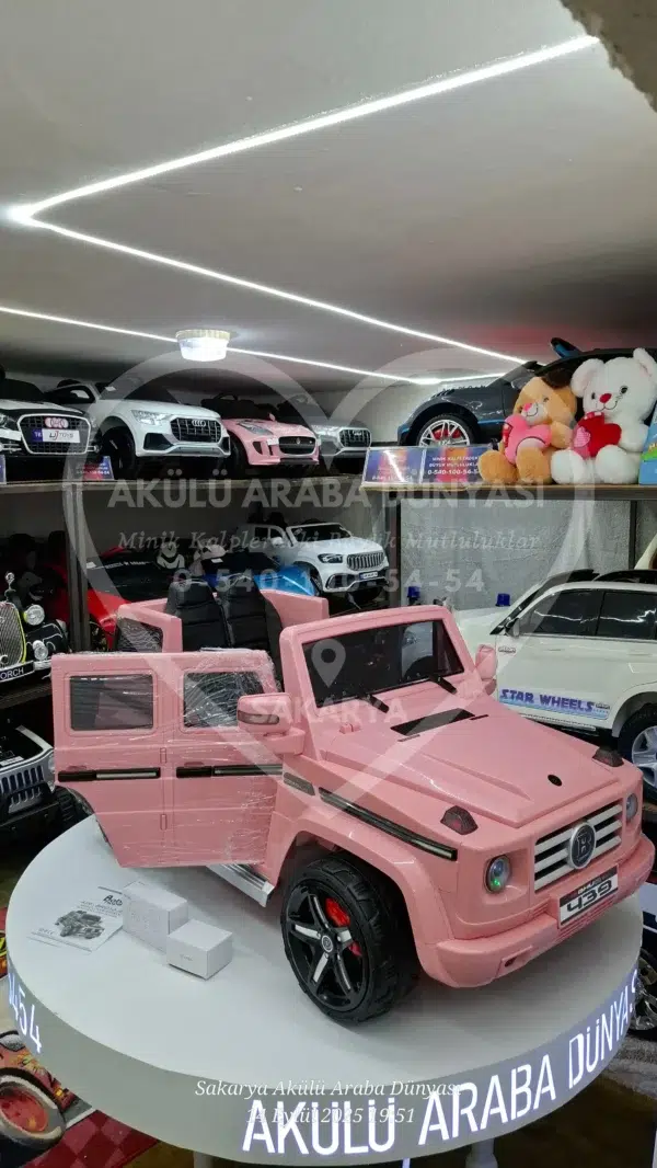 G65 AMG BabyHope 439 Akülü Araba Pembe Jip BHU12 - Görsel 15