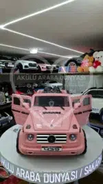 G65 AMG BabyHope 439 Akülü Araba Pembe Jip BHU12