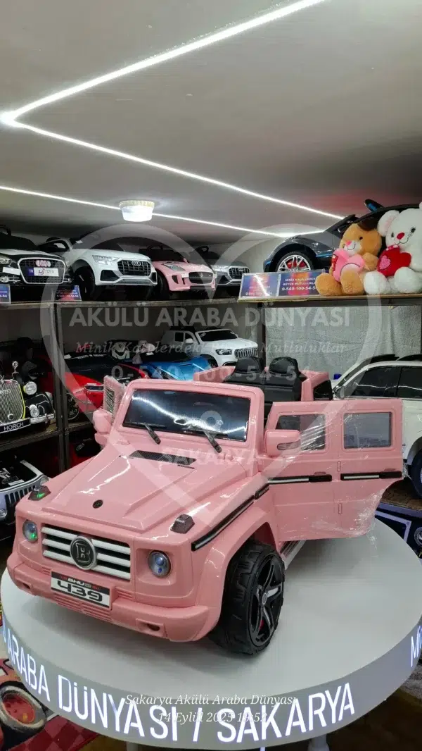 G65 AMG BabyHope 439 Akülü Araba Pembe Jip BHU12 - Görsel 17