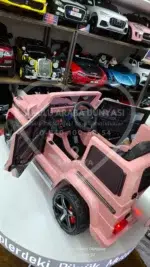 G65 AMG BabyHope 439 Akülü Araba Pembe Jip BHU12 - Görsel 19