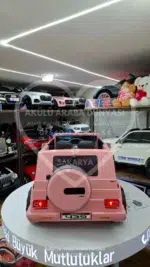 G65 AMG BabyHope 439 Akülü Araba Pembe Jip BHU12 - Görsel 3