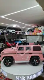 G65 AMG BabyHope 439 Akülü Araba Pembe Jip BHU12 - Görsel 9