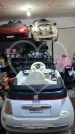 İkinci El Lisanslı Fiat 500 Akülü Araba 12 Volt Çift Motor - Görsel 12