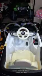 İkinci El Lisanslı Fiat 500 Akülü Araba 12 Volt Çift Motor - Görsel 13