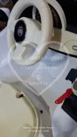 İkinci El Lisanslı Fiat 500 Akülü Araba 12 Volt Çift Motor - Görsel 16
