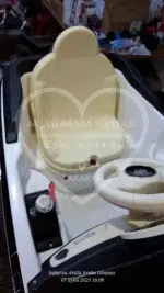 İkinci El Lisanslı Fiat 500 Akülü Araba 12 Volt Çift Motor - Görsel 17