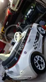 İkinci El Lisanslı Fiat 500 Akülü Araba 12 Volt Çift Motor - Görsel 19