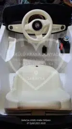 İkinci El Lisanslı Fiat 500 Akülü Araba 12 Volt Çift Motor - Görsel 7