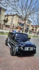 G65 AMG BabyHope 439 Akülü Araba Metalik Siyah Jip BHU12 - Görsel 33