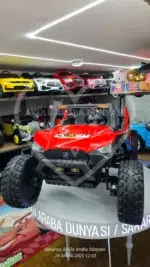 24 Volt Mega Boy 2 Kişilik Clash Buggy 4x4 Akülü Araba - Premium Seri - Görsel 2