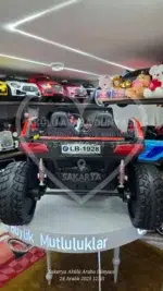 24 Volt Mega Boy 2 Kişilik Clash Buggy 4x4 Akülü Araba - Premium Seri - Görsel 7