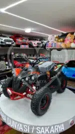 49 CC Benzinli Çocuk Cross ATV – Disk Frenli, Havalı Teker, Metal Şaseli Kırmızı - Görsel 2