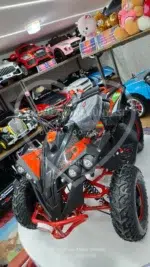 49 CC Benzinli Çocuk Cross ATV – Disk Frenli, Havalı Teker, Metal Şaseli Kırmızı - Görsel 11