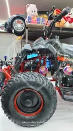 49 CC Benzinli Çocuk Cross ATV – Disk Frenli, Havalı Teker, Metal Şaseli Kırmızı - Görsel 13