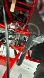 49 CC Benzinli Çocuk Cross ATV – Disk Frenli, Havalı Teker, Metal Şaseli Kırmızı - Görsel 20