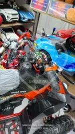 49 CC Benzinli Çocuk Cross ATV – Disk Frenli, Havalı Teker, Metal Şaseli Kırmızı - Görsel 22