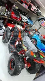 49 CC Benzinli Çocuk Cross ATV – Disk Frenli, Havalı Teker, Metal Şaseli Kırmızı - Görsel 29