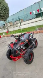 49 CC Benzinli Çocuk Cross ATV – Disk Frenli, Havalı Teker, Metal Şaseli Kırmızı - Görsel 37