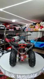 49 CC Benzinli Çocuk Cross ATV – Disk Frenli, Havalı Teker, Metal Şaseli Kırmızı - Görsel 5