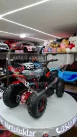 49 CC Benzinli Çocuk Cross ATV – Disk Frenli, Havalı Teker, Metal Şaseli Kırmızı - Görsel 6