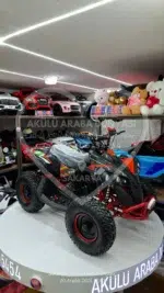 49 CC Benzinli Çocuk Cross ATV – Disk Frenli, Havalı Teker, Metal Şaseli Kırmızı - Görsel 8