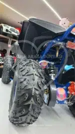 49 CC Benzinli Mavi Çocuk Cross ATV – Disk Frenli, Havalı Teker, Metal Şaseli - Görsel 15