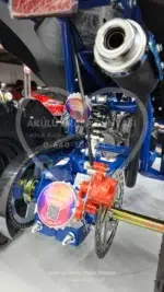 49 CC Benzinli Mavi Çocuk Cross ATV – Disk Frenli, Havalı Teker, Metal Şaseli - Görsel 16