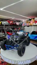 49 CC Benzinli Mavi Çocuk Cross ATV – Disk Frenli, Havalı Teker, Metal Şaseli - Görsel 3