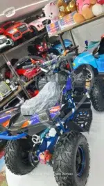 49 CC Benzinli Mavi Çocuk Cross ATV – Disk Frenli, Havalı Teker, Metal Şaseli - Görsel 21
