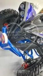 49 CC Benzinli Mavi Çocuk Cross ATV – Disk Frenli, Havalı Teker, Metal Şaseli - Görsel 26