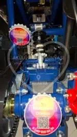 49 CC Benzinli Mavi Çocuk Cross ATV – Disk Frenli, Havalı Teker, Metal Şaseli - Görsel 28