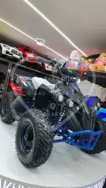 49 CC Benzinli Mavi Çocuk Cross ATV – Disk Frenli, Havalı Teker, Metal Şaseli - Görsel 10