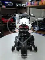 Akülü Yarış Motoru 12V Beyaz – Elden Gazlı, LED Işıklı - Görsel 15