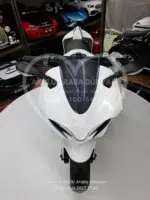 Akülü Yarış Motoru 12V Beyaz – Elden Gazlı, LED Işıklı - Görsel 19