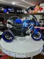 BMW R 1250 Mavi Akülü Motosiklet | Premium Seri 12V 12Ah Çift Motor, LED Işıklı - Görsel 12