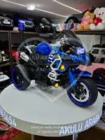 BMW R 1250 Mavi Akülü Motosiklet | Premium Seri 12V 12Ah Çift Motor, LED Işıklı - Görsel 13