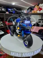 BMW R 1250 Mavi Akülü Motosiklet | Premium Seri 12V 12Ah Çift Motor, LED Işıklı - Görsel 14